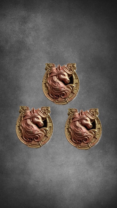 Подкова с лошадкой мини