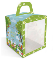 Кулич 15х15х18 - Пасхальные кролики