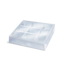 под 9 конфет закрытая белая с прозрачной крышкой (открытка тигрята) под 9 конфет закрытая белая с прозрачной крышкой (открытка тигрята)