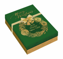 Merry Christmas зеленая