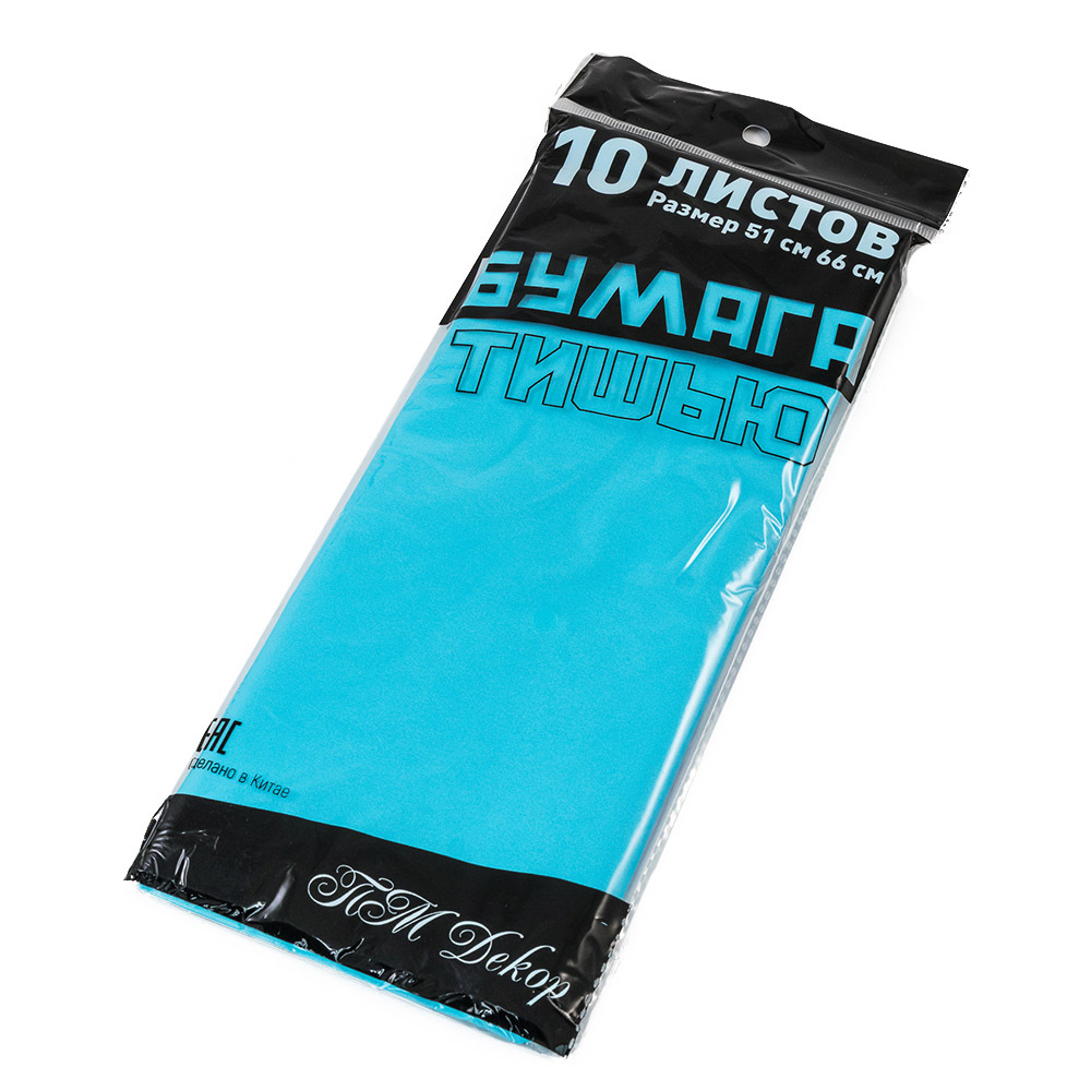 Тишью небесно-голубая 2