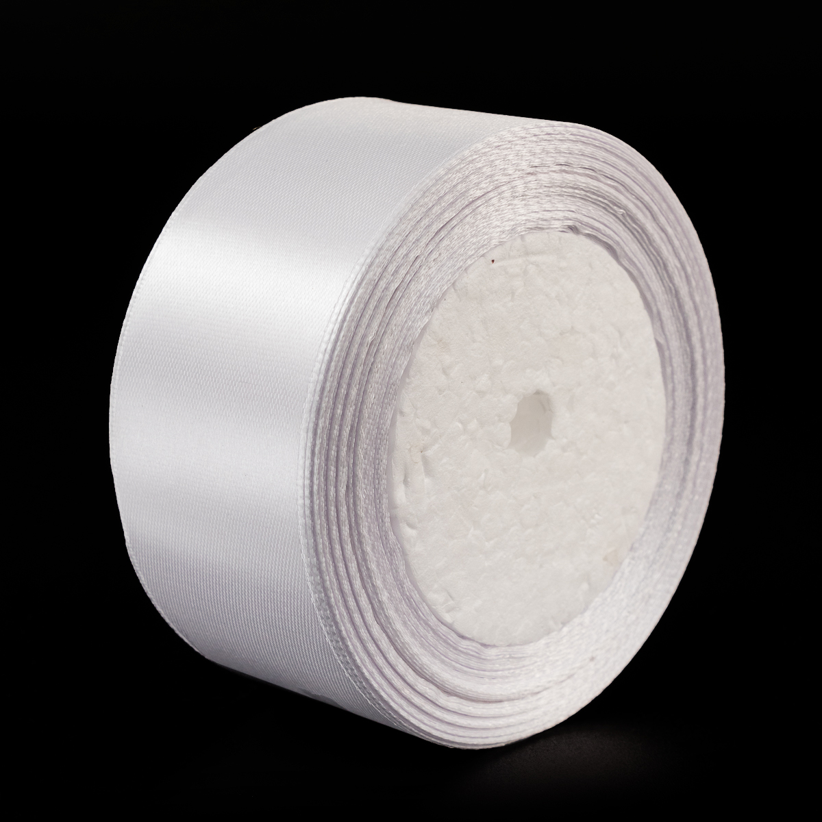 Лента белая 38мм 25м