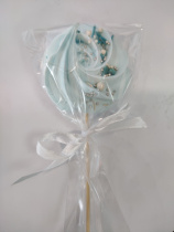 безе голубой