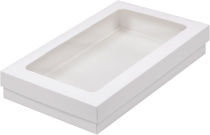 Коробка для клубники в шоколаде 250х150х40 мм (белая)