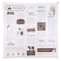 Бумага оберточная пищевая 305х305 Газета Жиростойкая (5003000 шт.) 108-024