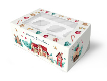 6шт с окном Мэри Кристмас