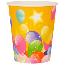 Стакан ГН 200250 мл (d-80 мм) бумажный Шары (501600 шт.)