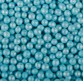 Посыпка 36784 "Шарики" Жемчуг голубой перламутр 4-6 мм - 700 гр