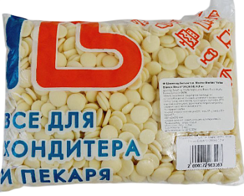 Шоколад Master Martini "Ariba Bianco Dishi" в дисках белый 31% - 500 гр Шоколад Master Martini "Ariba Bianco Dishi" в дисках белый 31% - 500 гр