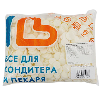 Глазурь кондитерская ШОКОМИЛК №11, белая - 500 гр