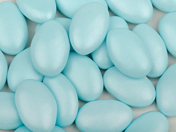 Посыпка капли голубые перламутровые с шоколадом