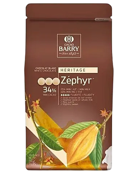 Шоколад Cacao Barry ZEPHYR CHW-N34ZEPH-2B-U77 в дисках белый 34% - 5 кг Шоколад Cacao Barry ZEPHYR CHW-N34ZEPH-2B-U77 в дисках белый 34% - 5 кг