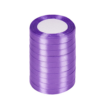 Лента атласная №21 фиолетовый 12 мм 23 метра 