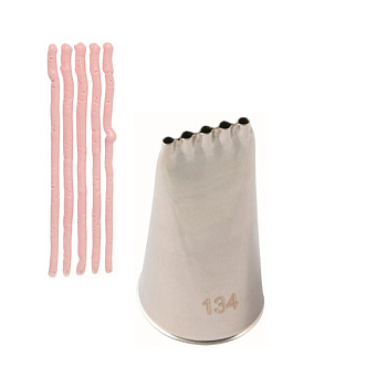 Насадка BX 0134 Пять отверствий d=15 мм