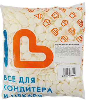 Глазурь кондитерская ШОКОМИЛК №11,белая - 1кг