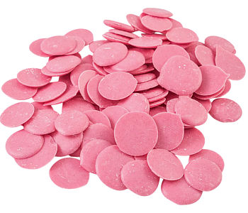 Глазурь шоколадная Master Martini "Centramerica Rosa Fragola Dischi", клубничная - 500 гр Глазурь шоколадная Master Martini "Centramerica Rosa Fragola Dischi", клубничная - 500 гр