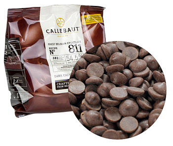 ШоколадCallebaut 811-RT-D94 в каллетах темный 54,5% - 400 гр ШоколадCallebaut 811-RT-D94 в каллетах темный 54,5% - 400 гр