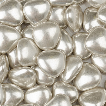 Посыпка Сердечки серебряные большие, с шоколадом, (100гр)