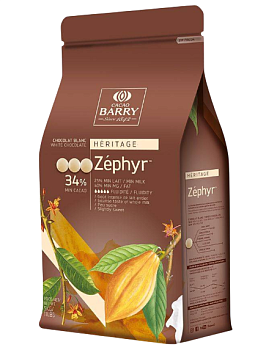 Шоколад Cacao Barry ZEPHYR CHW-N34ZEPH-2B-U73 в дисках белый 34% - 1 кг Шоколад Cacao Barry ZEPHYR CHW-N34ZEPH-2B-U73 в дисках белый 34% - 1 кг