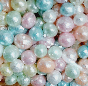 Посыпка 808 зерновая в глазури БЛЕСК нежный МИКС - 50 гр