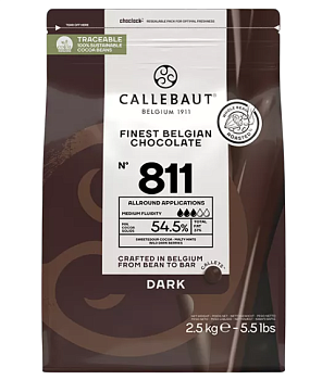 Шоколад Callebaut 811-RT-U71 в каллетах темный 54,5% - 2,5 кг