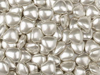 Посыпка Серебро сердечки мини